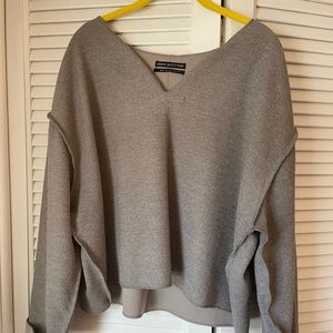 inside out notch neck top!